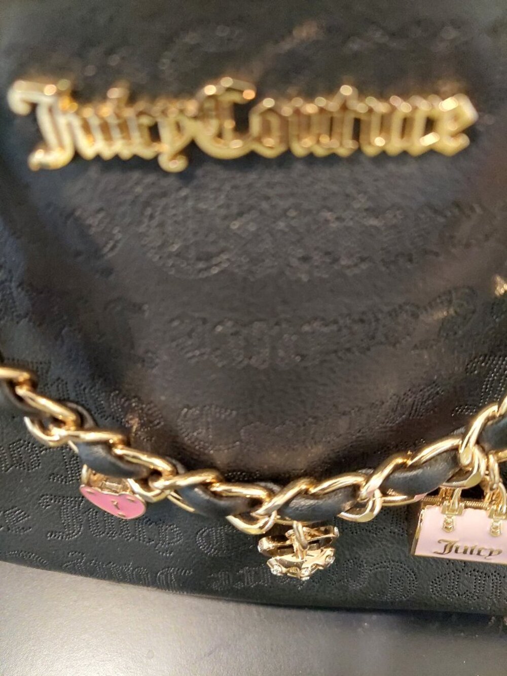 Juicy Couture Princess Satchel with charms